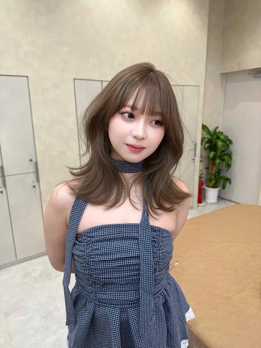 ミディアム レイヤーカット 佐渡優 365連勤する美容師のヘアスタイル