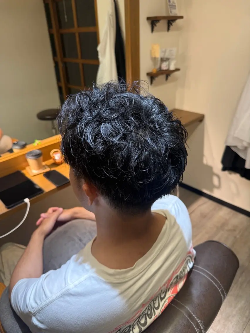 メンズ メンズパーマ 木元 恵実のヘアスタイル