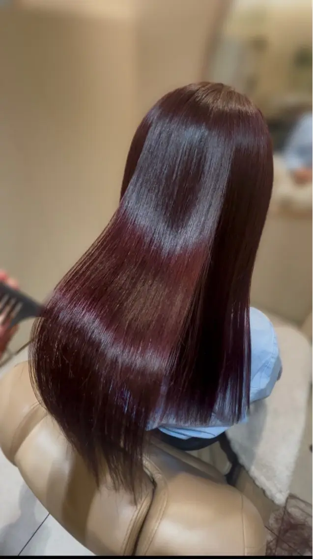 ロング カラー カット ヘアカラー トリートメント 難波駅から徒歩1分 MITSUKI⭐️のヘアスタイル