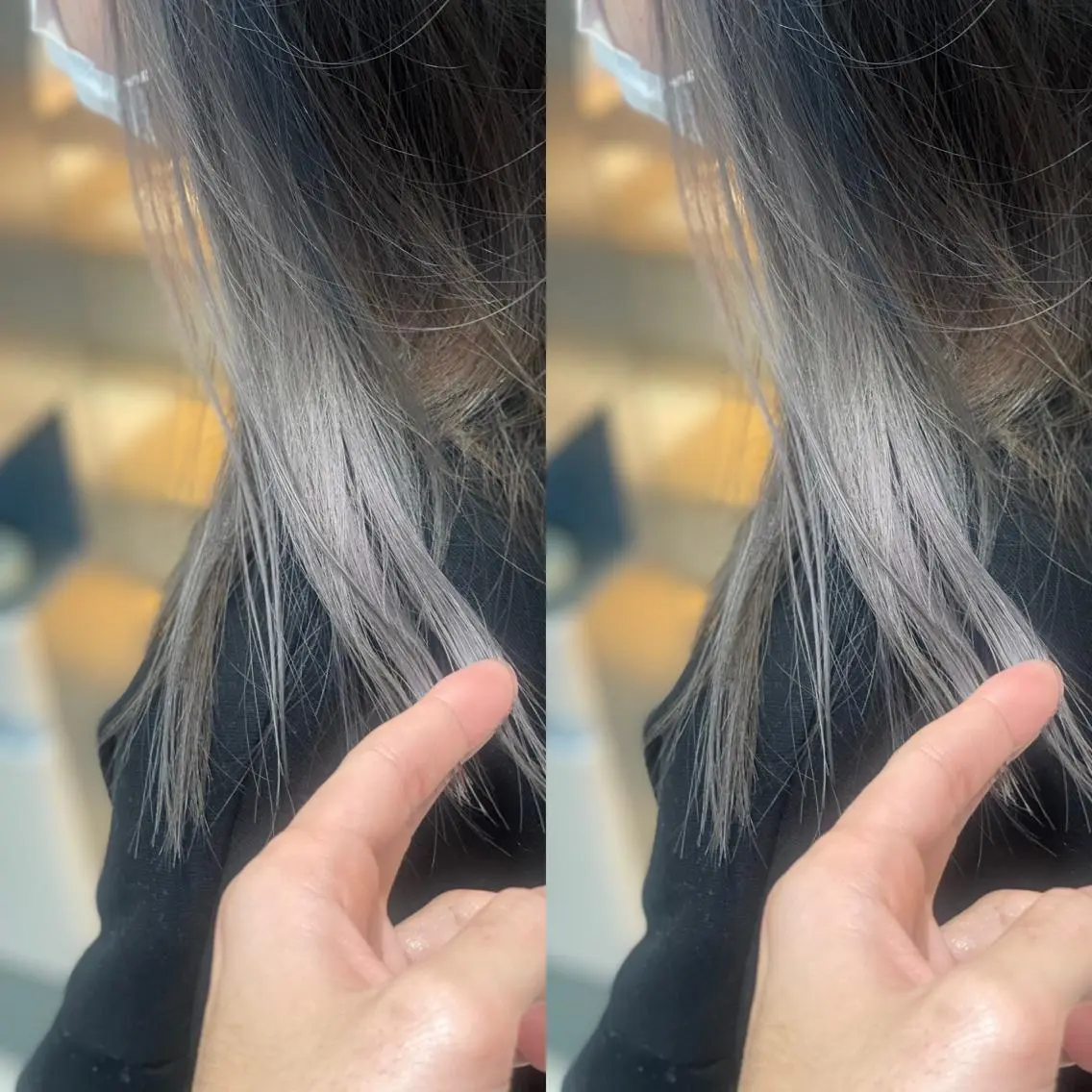ロング カラー イヤリングカラー Snaly カラー特化ページのヘアスタイル