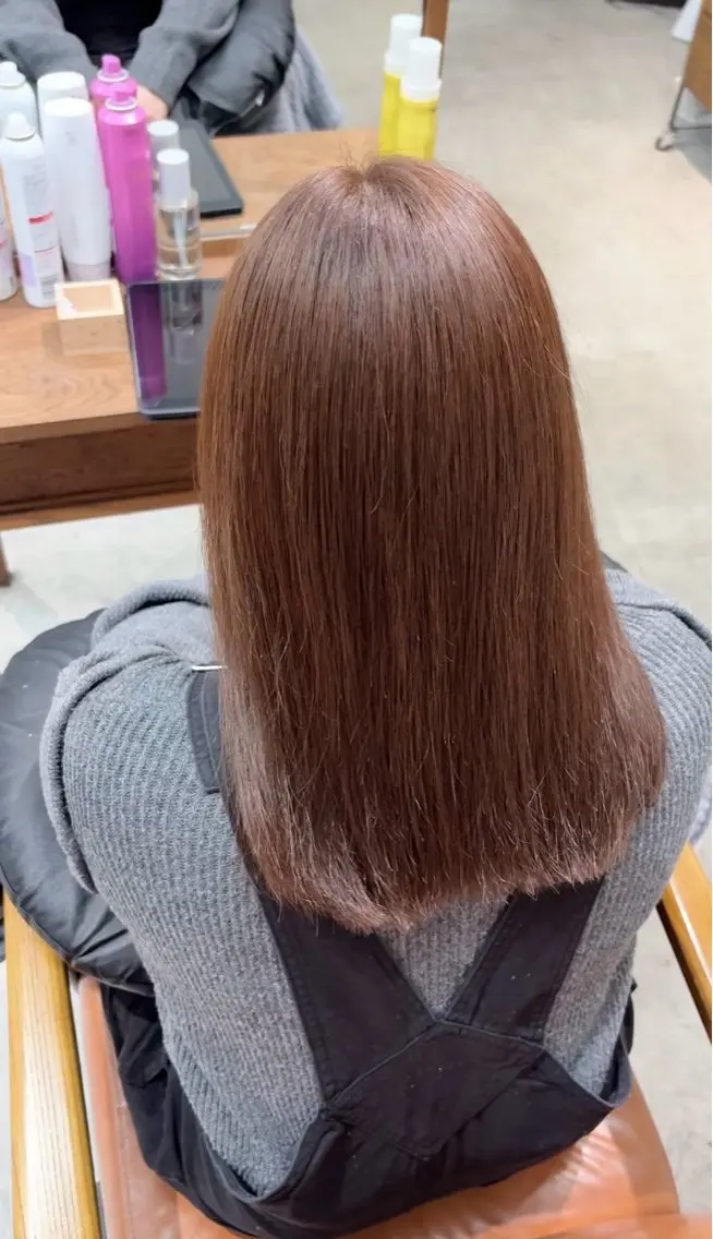 ミディアム カット ヘアカラー トリートメント SONO 【一宮】のヘアスタイル
