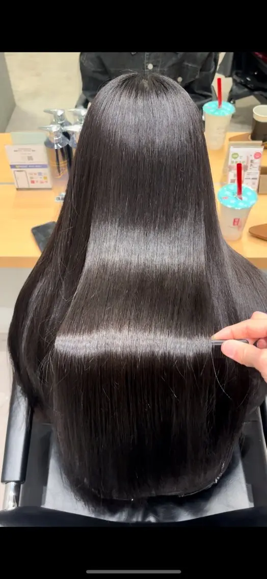 セミロング 髪質改善 トリートメント 髪質改善ヘアケア 艶髪特化/上田のヘアスタイル