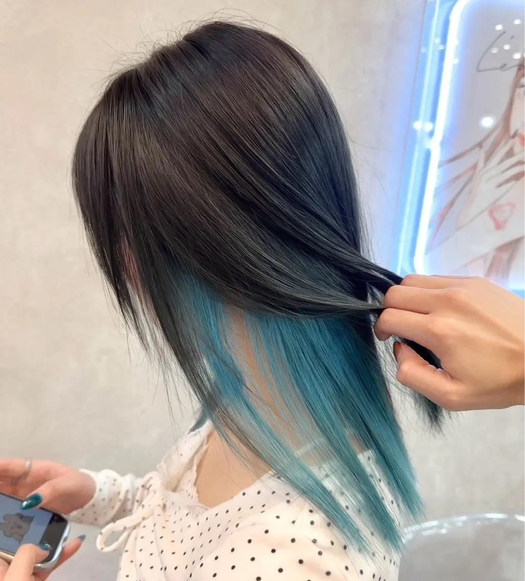 セミロング カラー ヘアカラー 🎀リオ🎀/ 透明感カラーのヘアスタイル
