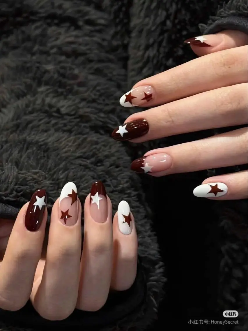 ネイル チークネイル ドット グラデーション ハート キラキラネイル Kawaii _Nailのネイルデザイン