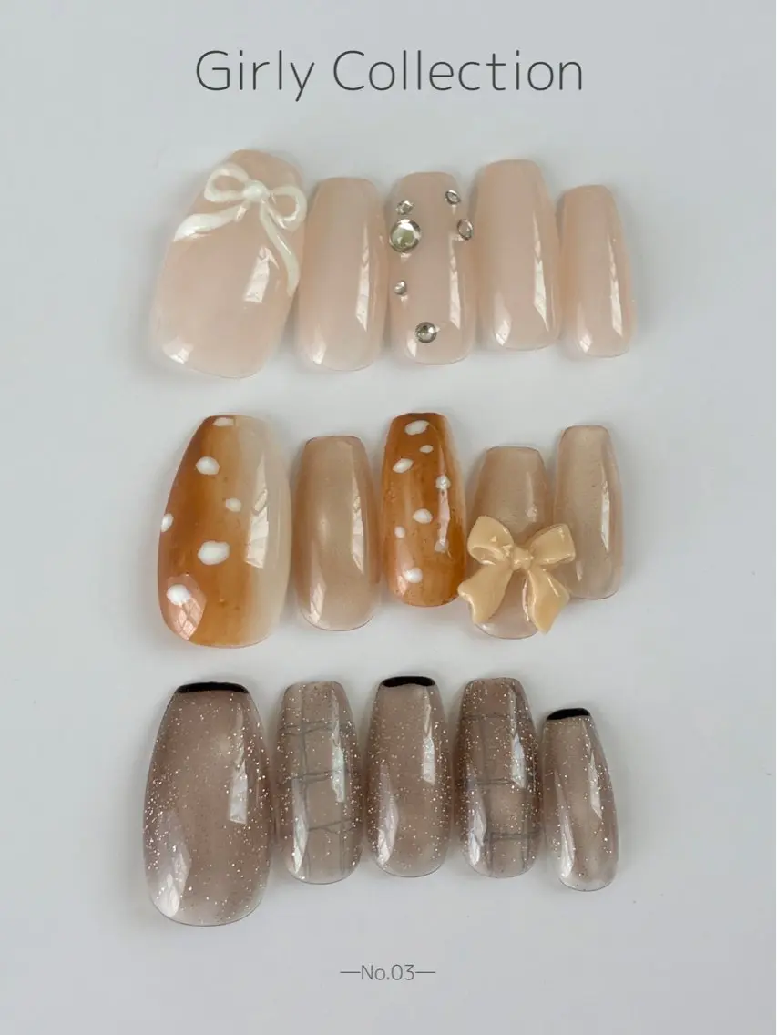 ネイル ガーリー ストーンネイル ハンドネイル kiri nail キリネイルのネイルデザイン