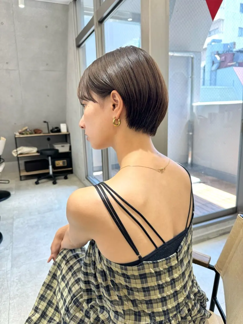 ショート ショートヘア ショートヘア🤍 銀座美容師🌷みづほのヘアスタイル