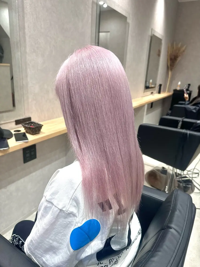 ロング パープルカラー 小森 翔太のヘアスタイル