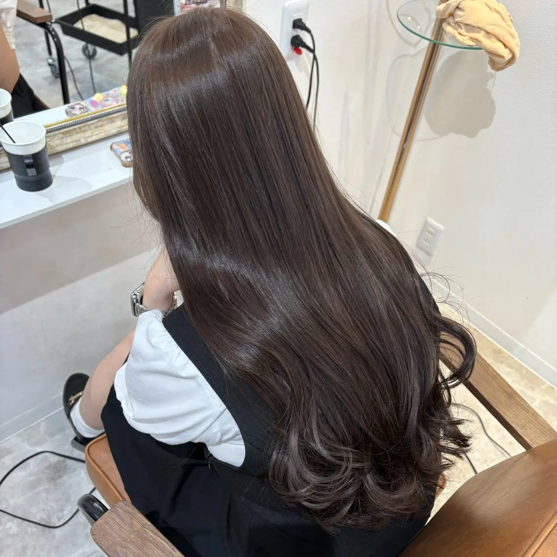 ロング カラー カット ヘアカラー トリートメント 梅田/髪質改善カラー ❄︎ mikiのヘアスタイル