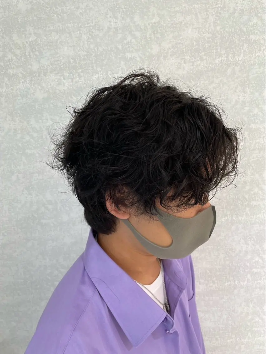 パーマ メンズ メンズパーマ スパイラルパーマ メンズカット/パ ーマ/スズキショウタのヘアスタイル