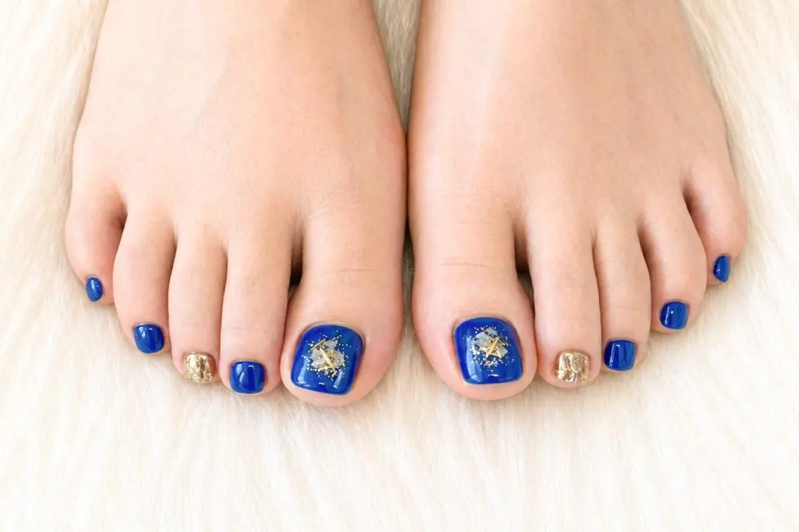 💖オフ込⭐️【FOOT】こだわり定額コース／凝ったフットネイル🪐の写真