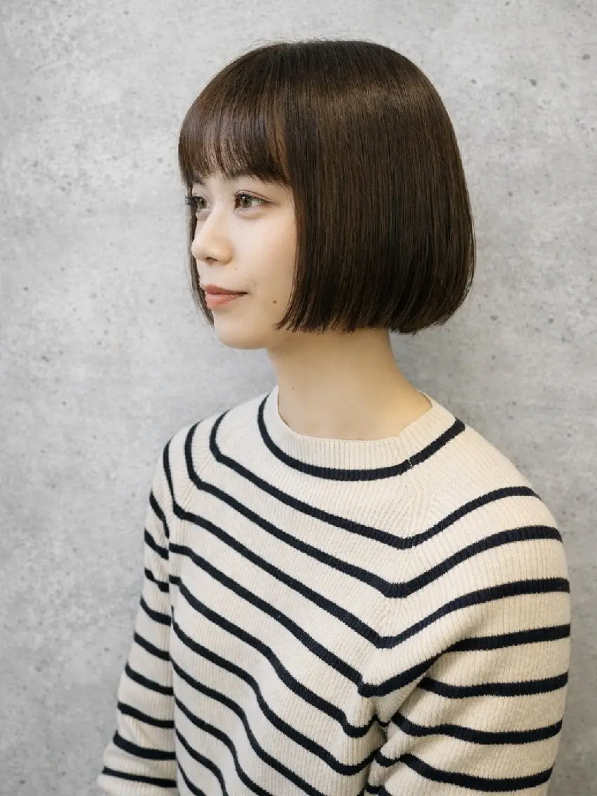 ショート カラー ブラウンカラー ボブ カット ヘアカラー トリートメント terra✂️川嶋 大輔のヘアスタイル