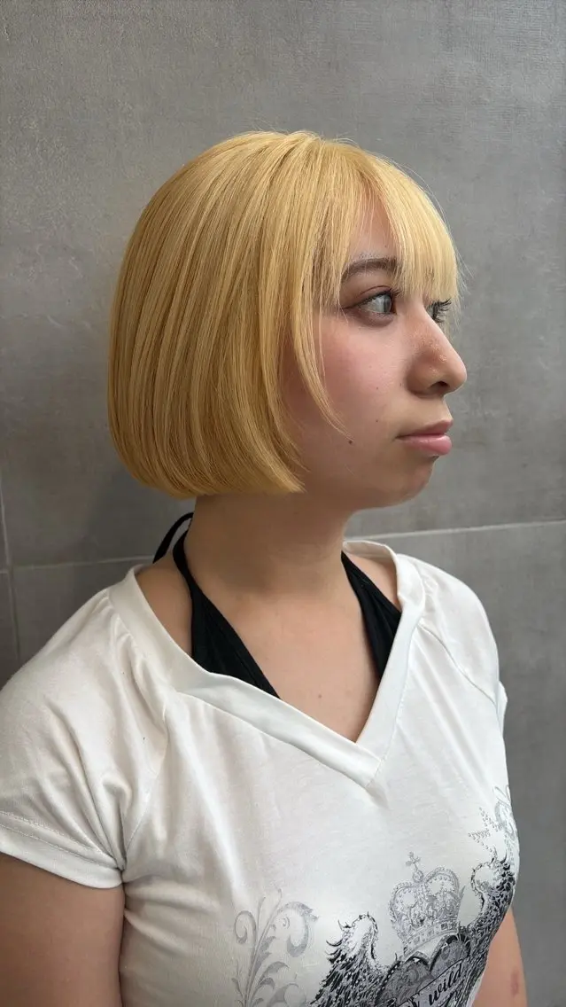 全頭ブリーチorデザインブリーチ＋トリートメント🫧の写真