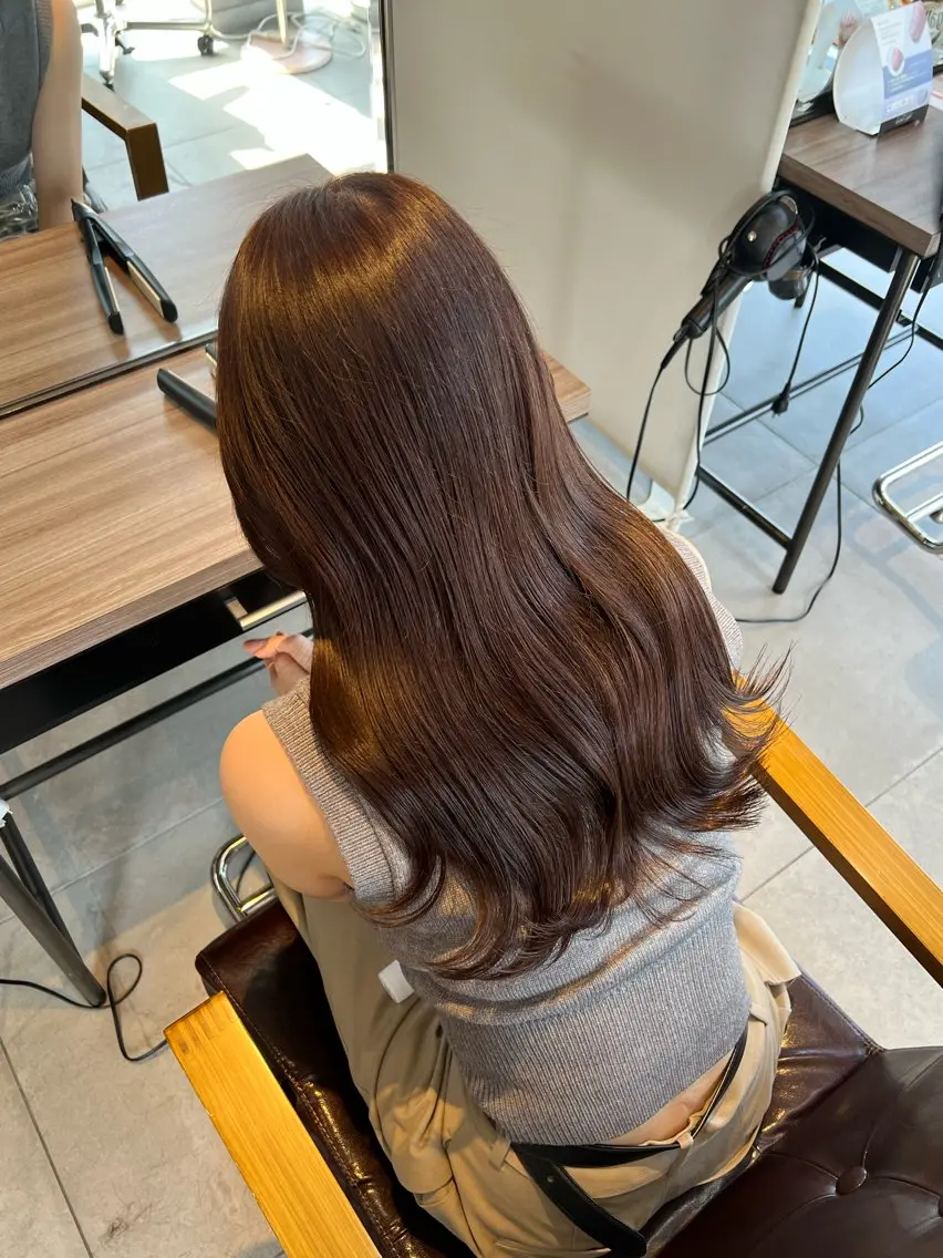 ロング カット ヘアカラー Kako🫧⭐️ アシスタント/モデルのヘアスタイル
