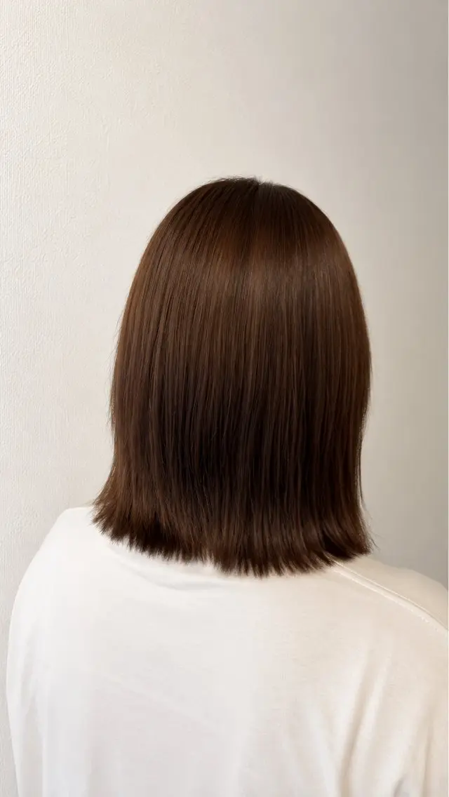 カラー ♻️ブリーチなし カラー♻️のヘアスタイル