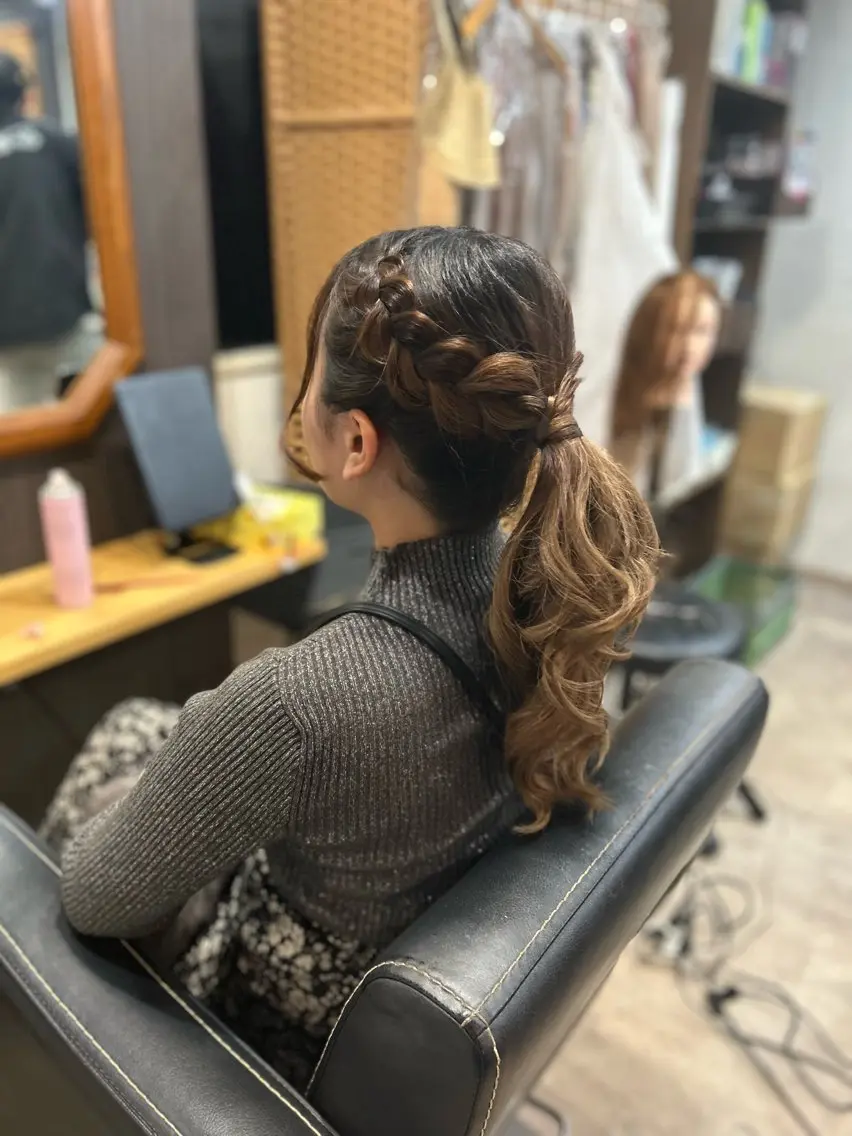 ヘアアレンジ sibelles セイロのヘアスタイル