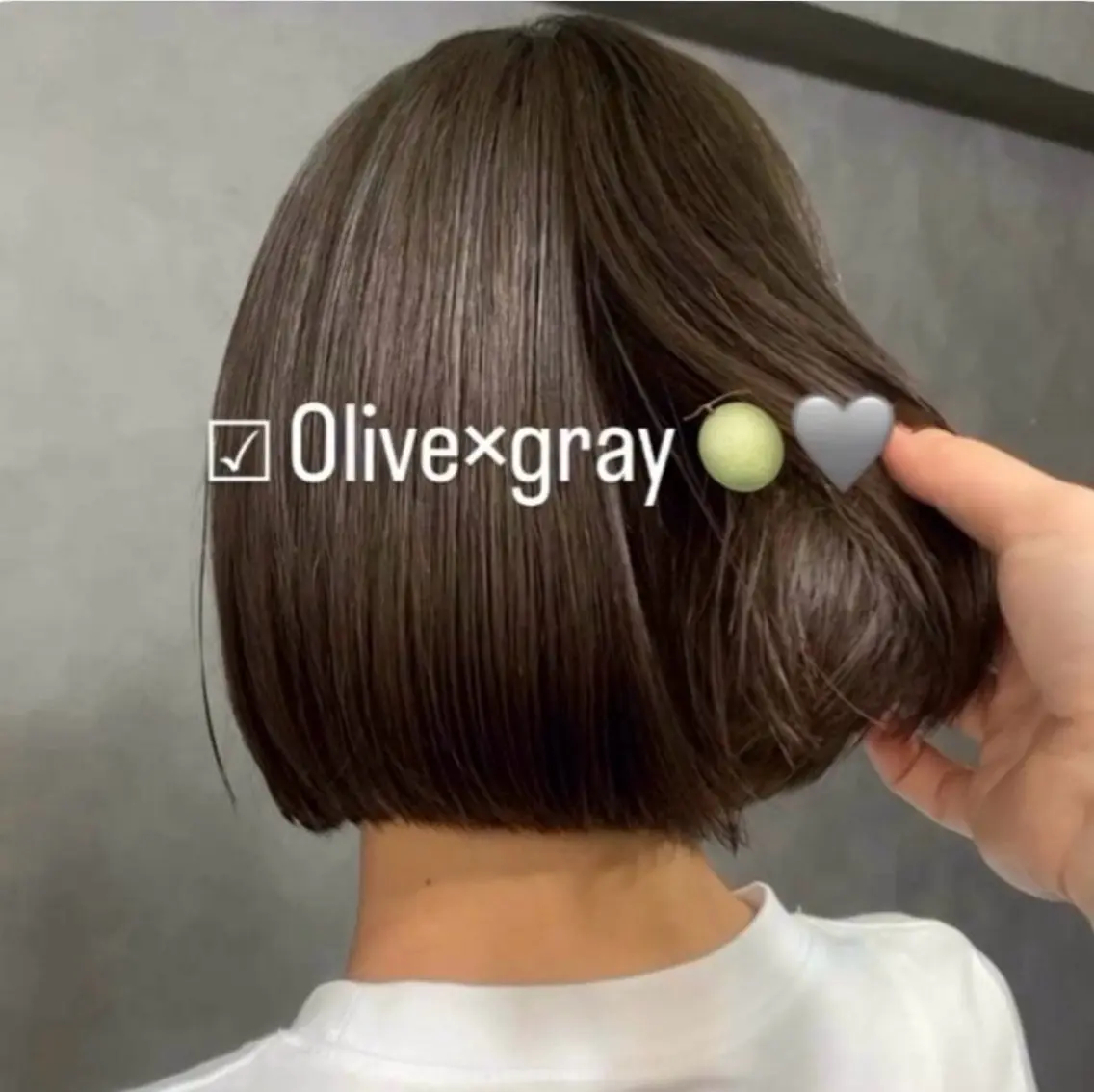 ショート カラー ボブ カット ヘアカラー トリートメント chouette/ 根本優希のヘアスタイル