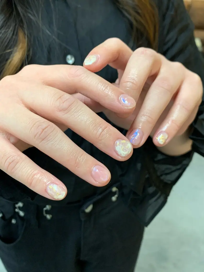 ネイル ニュアンスネイル オフィスネイル anine本店 研修スタッフのネイルデザイン