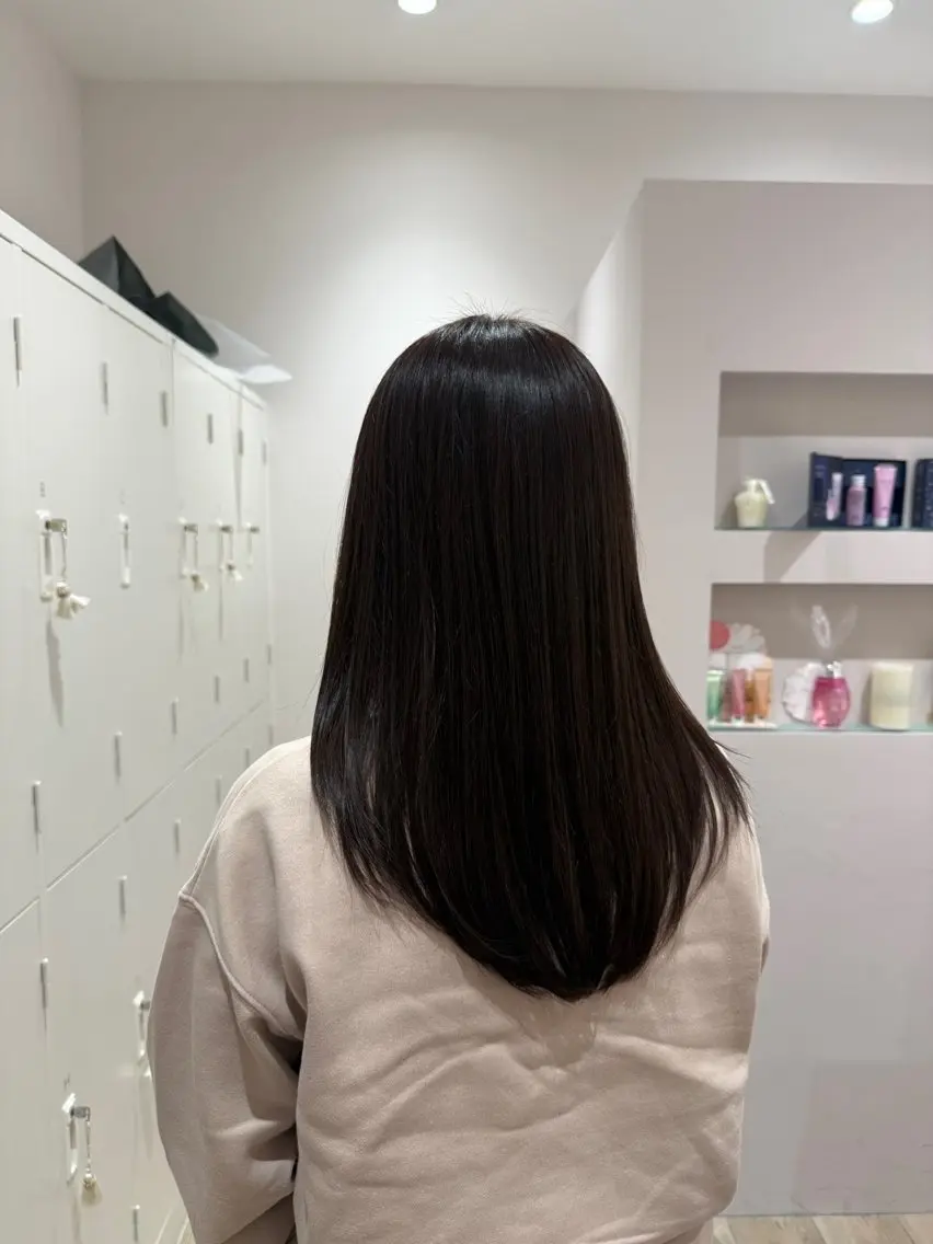ロング カラー レイヤーカット RosierBlue 工藤のヘアスタイル