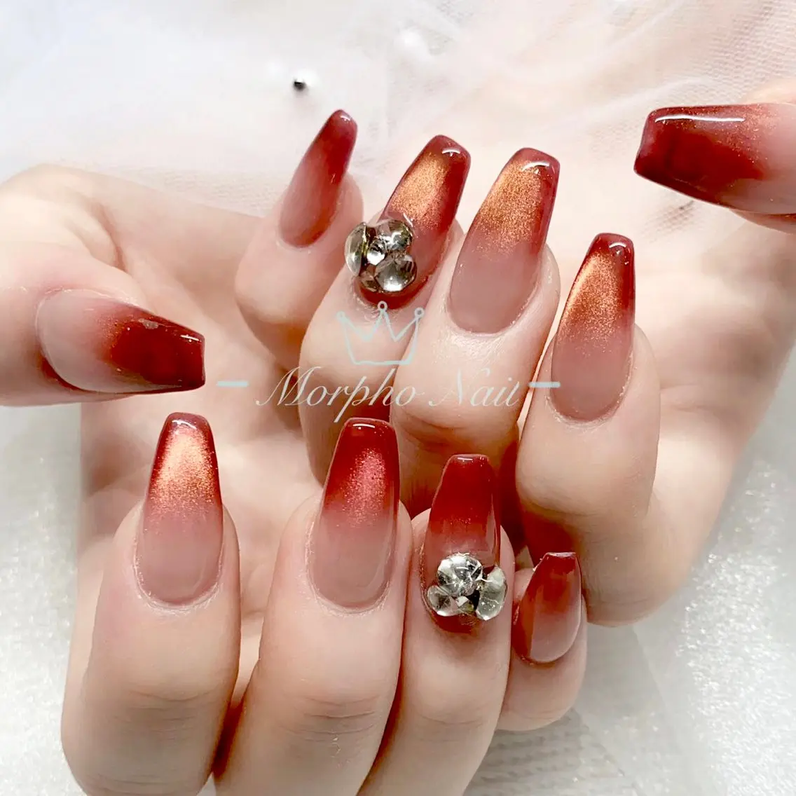 ネイル ハンドネイル フットネイル Morpho nailのネイルデザイン