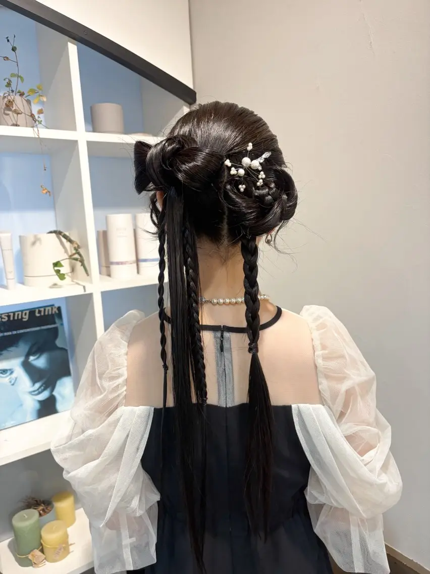 ロング ヘアアレンジ ロング ヘアセット アレンジ/新宿 透明感カラー/ヤノのヘアスタイル