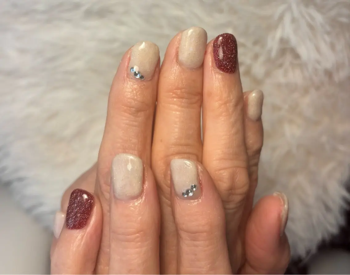 ネイル フラッシュネイル フットネイル フレンチネイル ジェルネイル ガラスフレンチ Nail salon Natulalのネイルデザイン