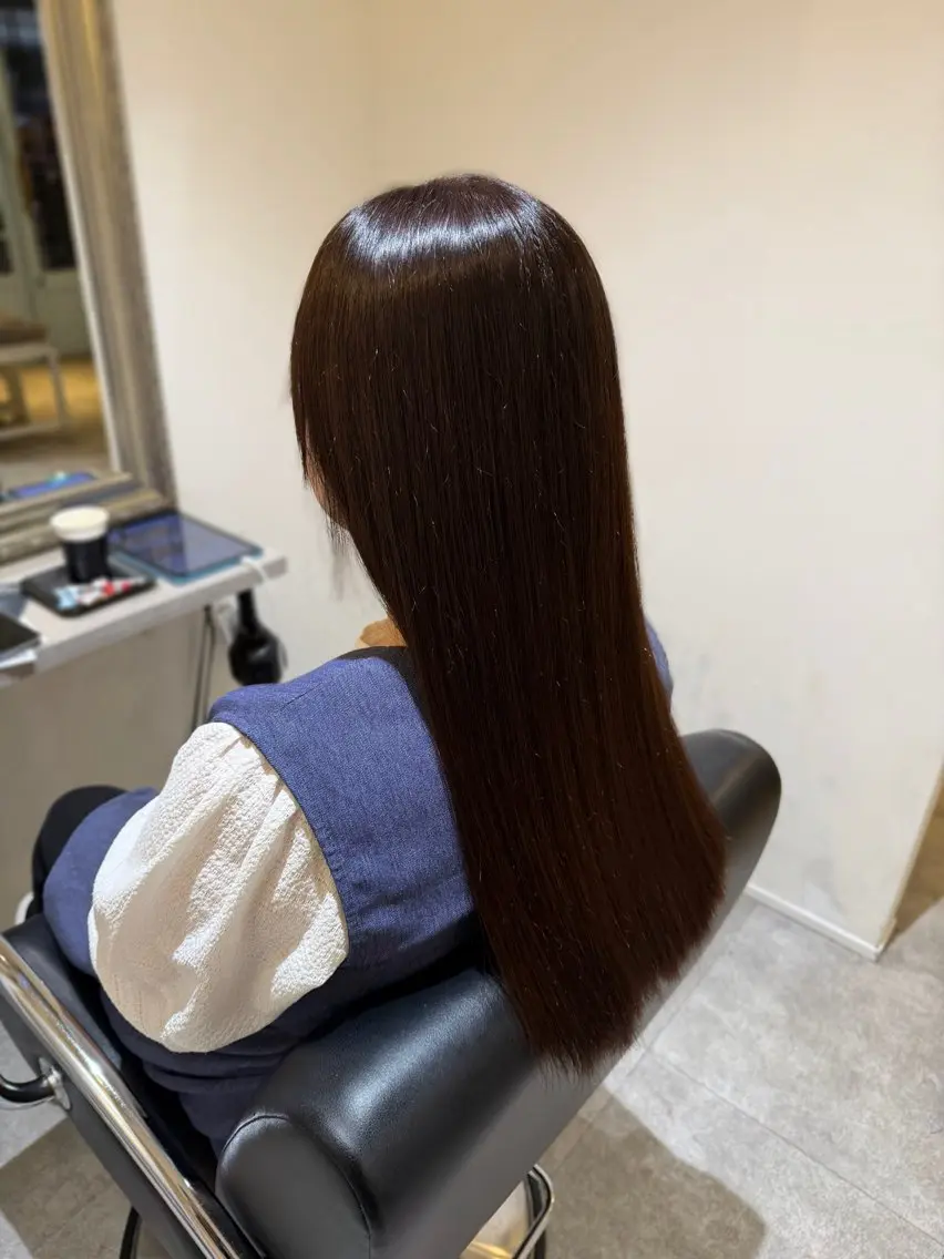 ロング カラー ブラウンカラー チョコレートブラウン ~✩.*˚ 𝐀𝐈𝐊𝐀のヘアスタイル