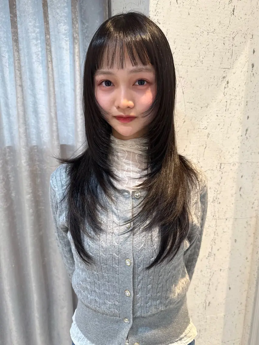 ロング カラー カット ヘアカラー トリートメント mai / linoah˚✧のヘアスタイル