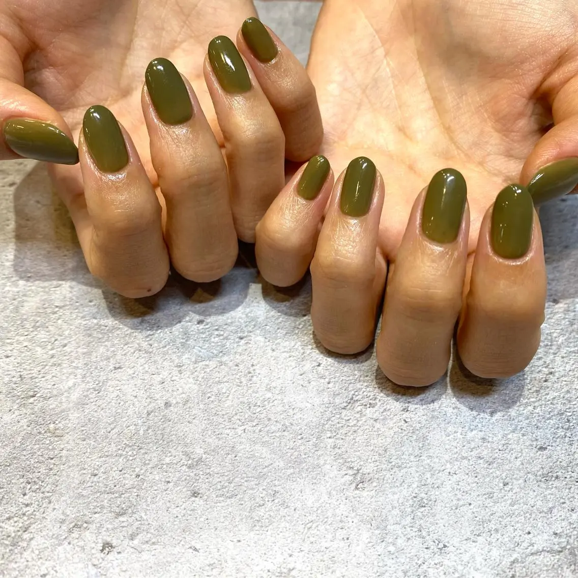 ネイル ワンカラーネイル nail salon eve...のネイルデザイン