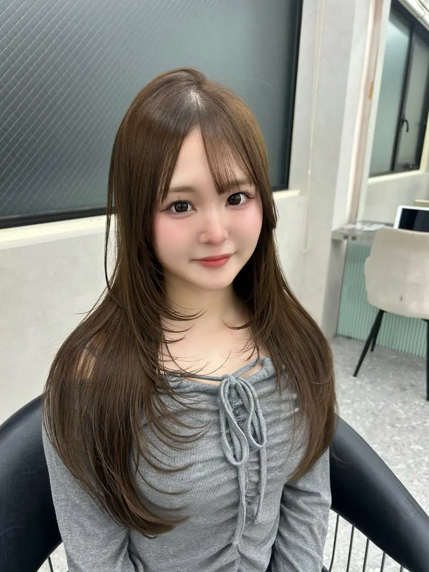 カラー ヘアカラー ANRI🎀 福岡美容師/韓国🎀のヘアスタイル