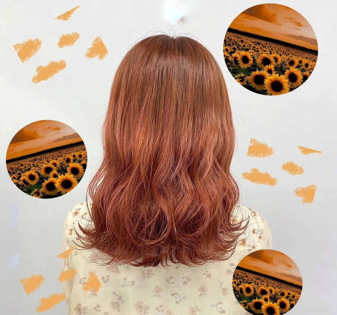 ロング カラー ヘアアレンジ 上品＆韓国風 🥀海心🥀のヘアスタイル