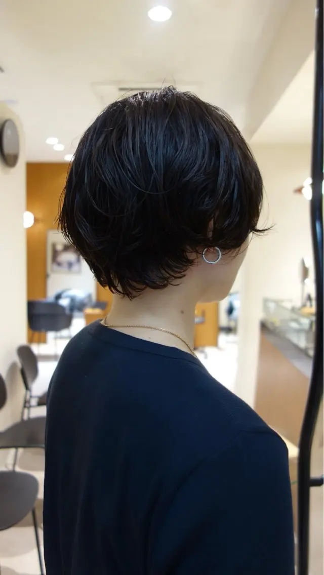 ショート パーマ 《ショートカット》 ナミのヘアスタイル