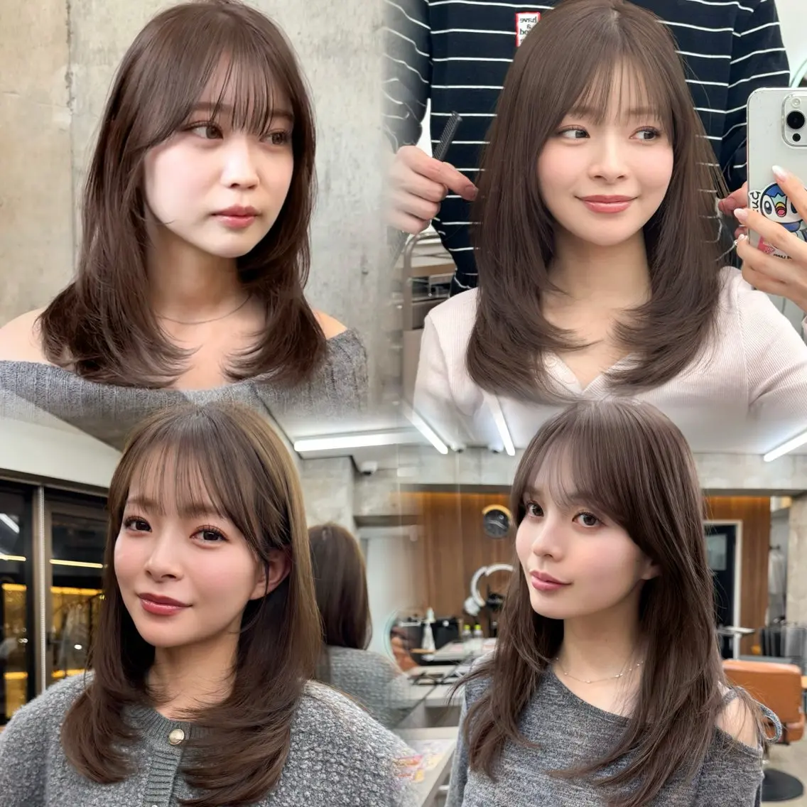 ミディアム カラー 柔らかいレイヤー🌿 大人ヘア/みっきーのヘアスタイル