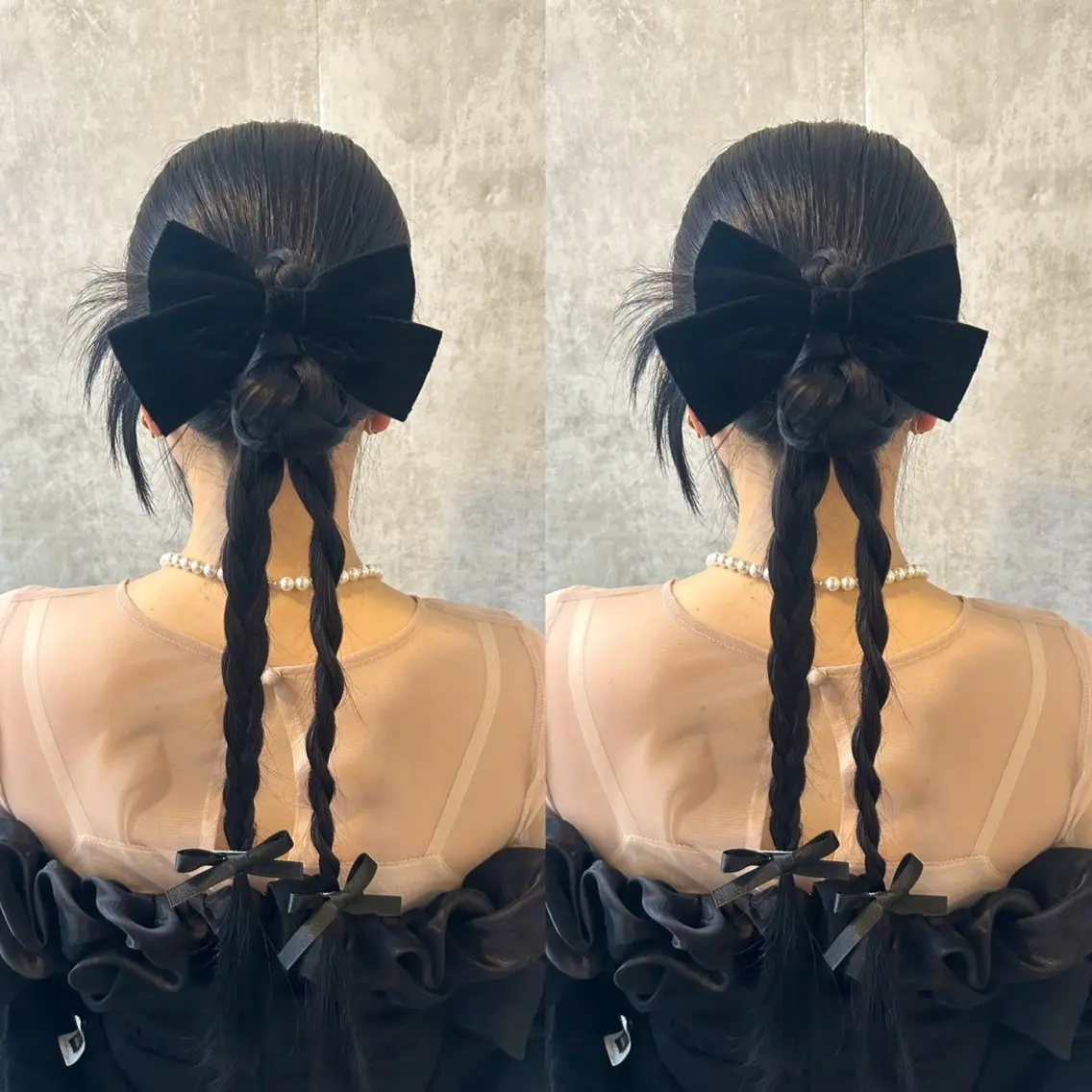 ロング ヘアアレンジ 結婚式・ブライダル ロング 羽エク指名No1✨️ シールエク🌙しぇるのヘアスタイル