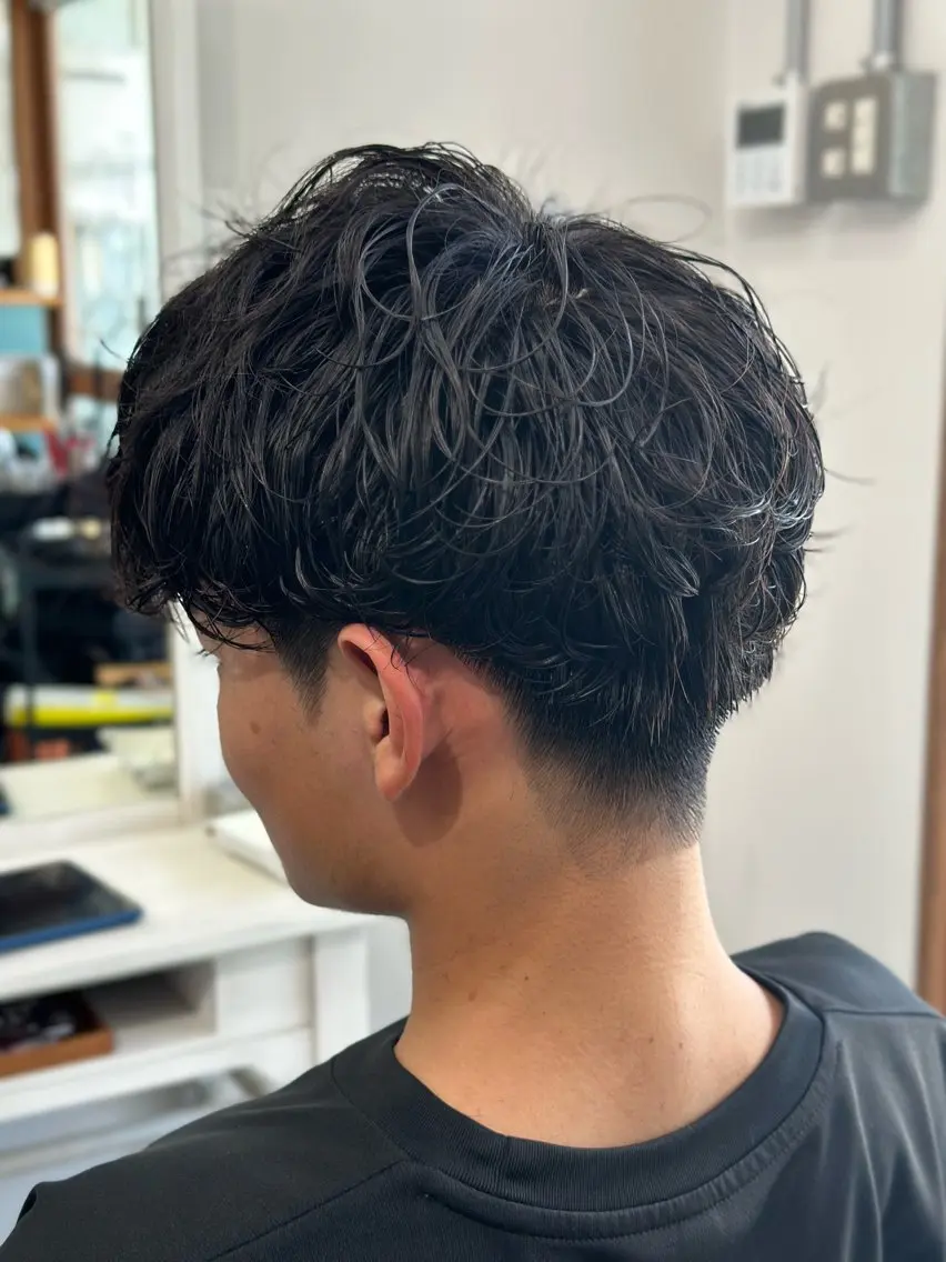 パーマ メンズ メンズパーマ パーマ Snalyメンズ特化 スエハラのヘアスタイル