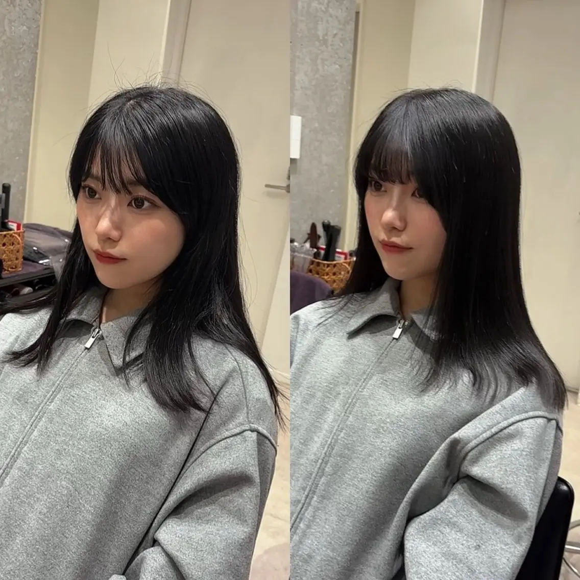 セミロング 髪質改善 トリートメント トリートメント ヘッドスパ 髪質改善ヘアケア 艶髪特化/上田のヘアスタイル