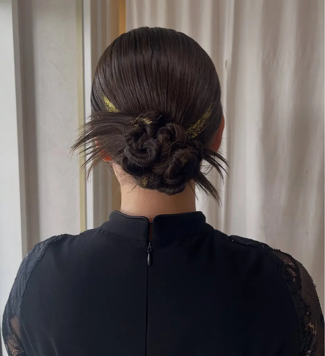 ヘアアレンジ ヘアセット 金沢市/美容師/ 岡島由希美のマツエク・マツパデザイン
