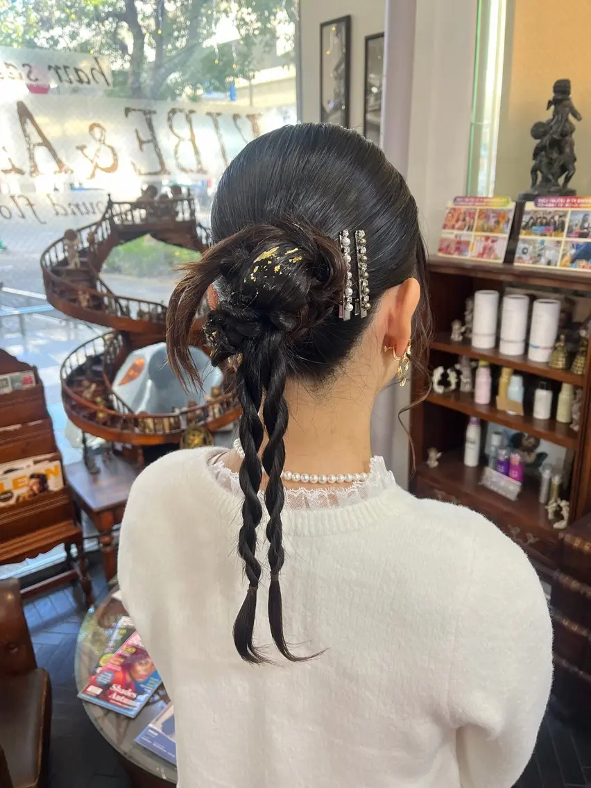 ヘアアレンジ ヘアセット ミホ/ 元町中華街のヘアスタイル