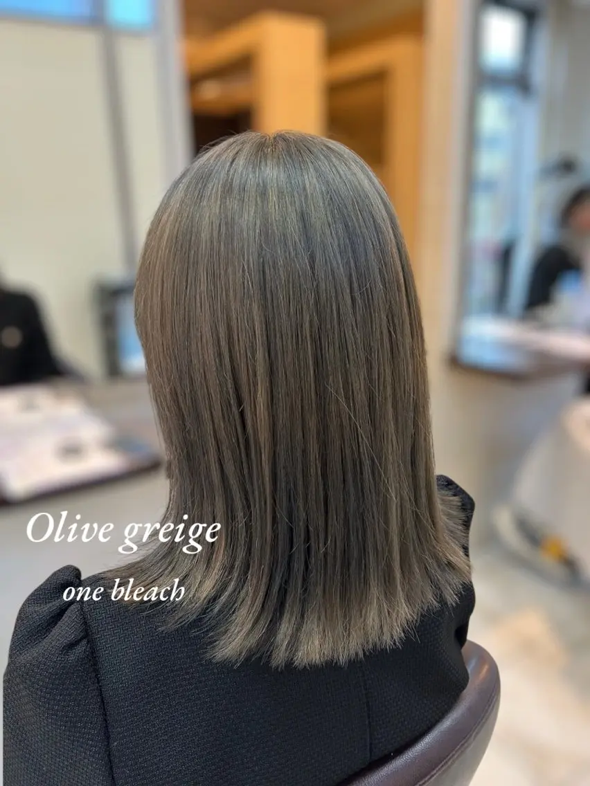 ミディアム ヘアカラー トリートメント 🧸HARUNA 艶髪✨透明感🫧のヘアスタイル