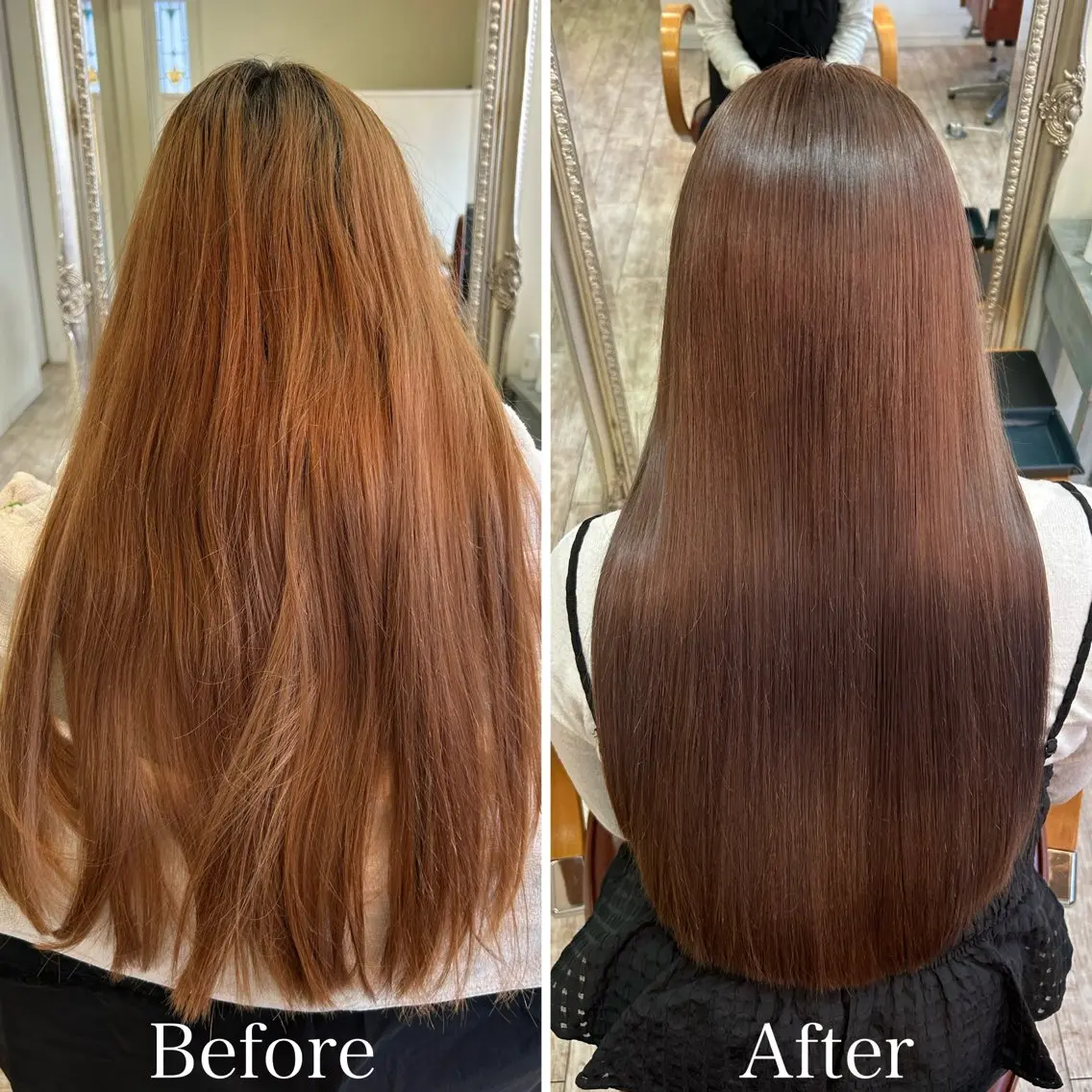 ロング 髪質改善 トリートメント カット ヘアカラー トリートメント 【艶ヘア】 どうまえのヘアスタイル