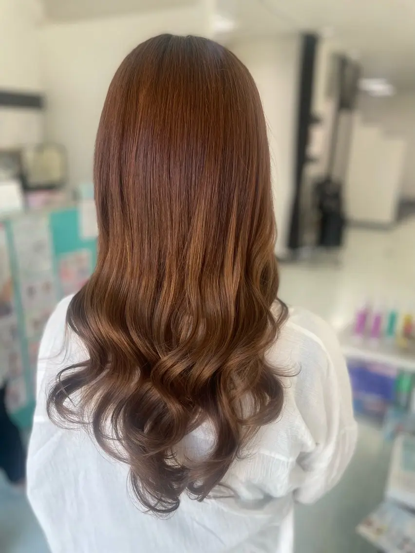 ロング ボブ ロング 吉田 麻倫のヘアスタイル