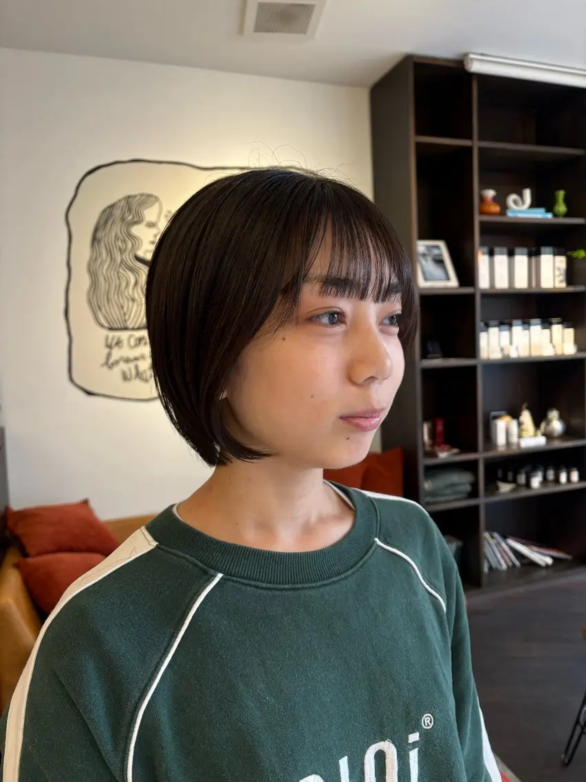 ショート 西野 優夏のヘアスタイル