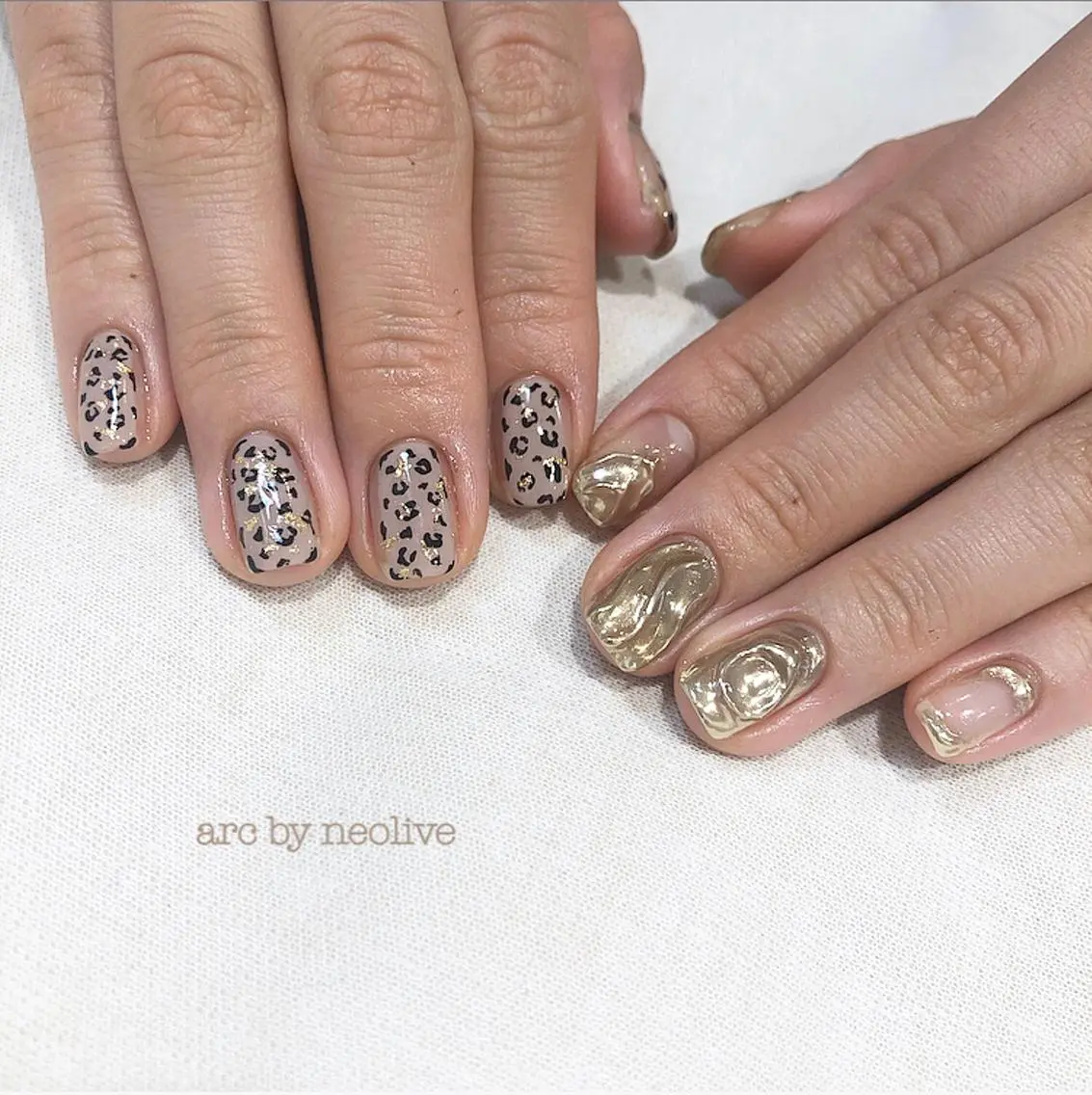 ネイル おそろいネイル rina eye&nailのマツエク・マツパデザイン