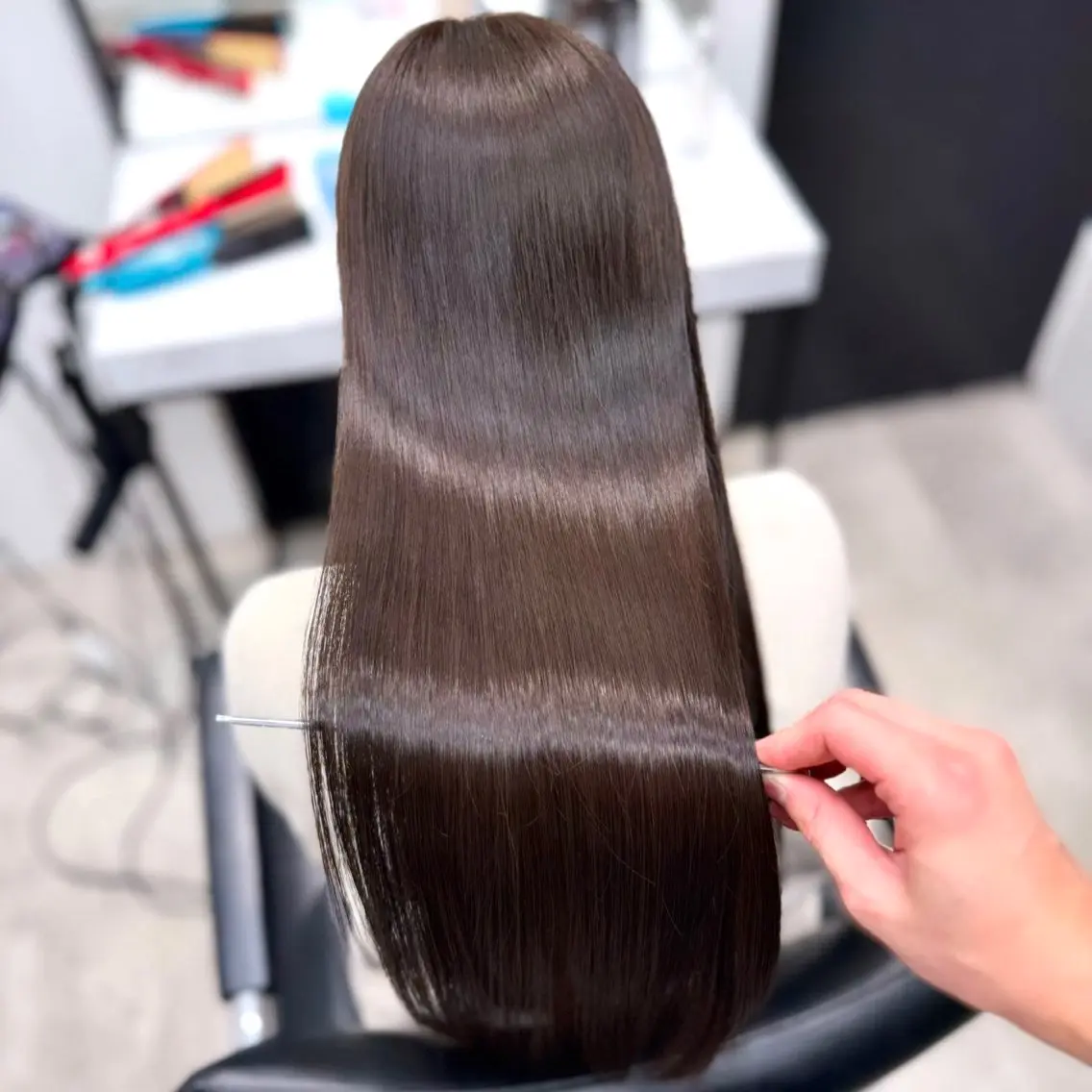 ロング 山口 真季のヘアスタイル