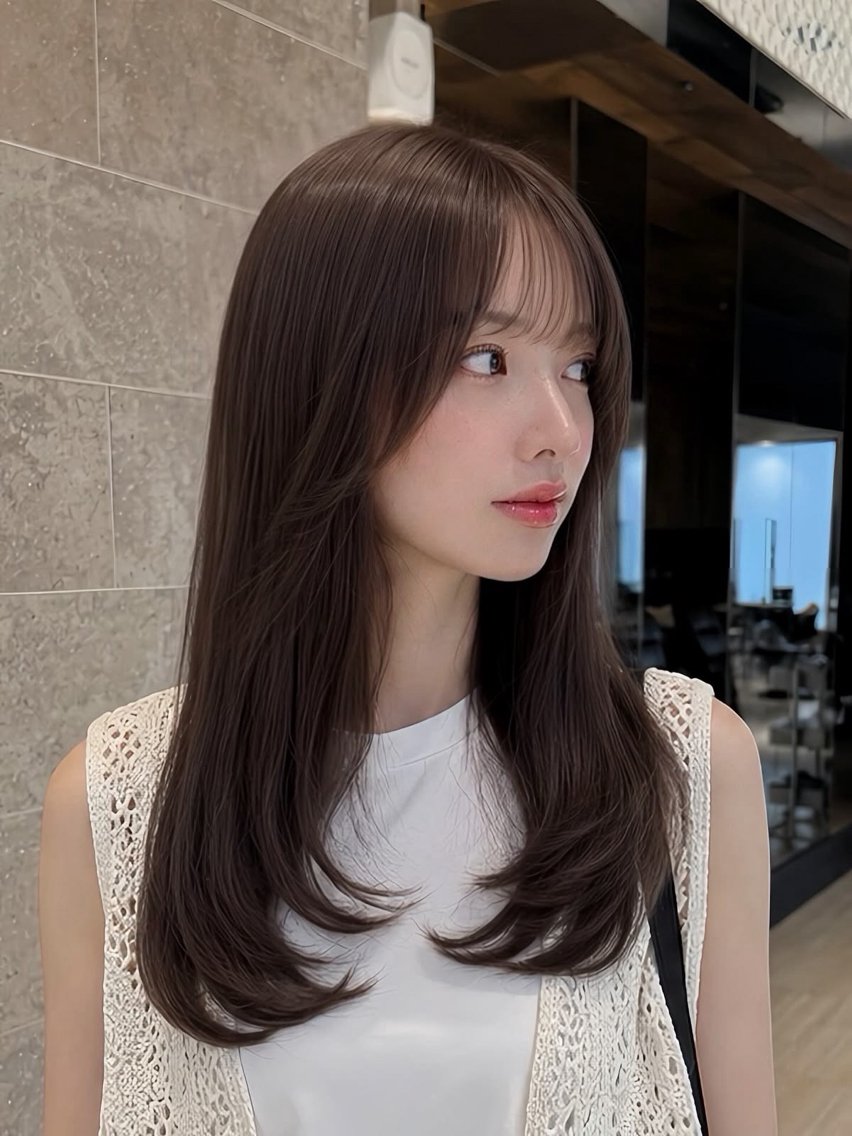 ロング 稲葉 彩代のヘアスタイル