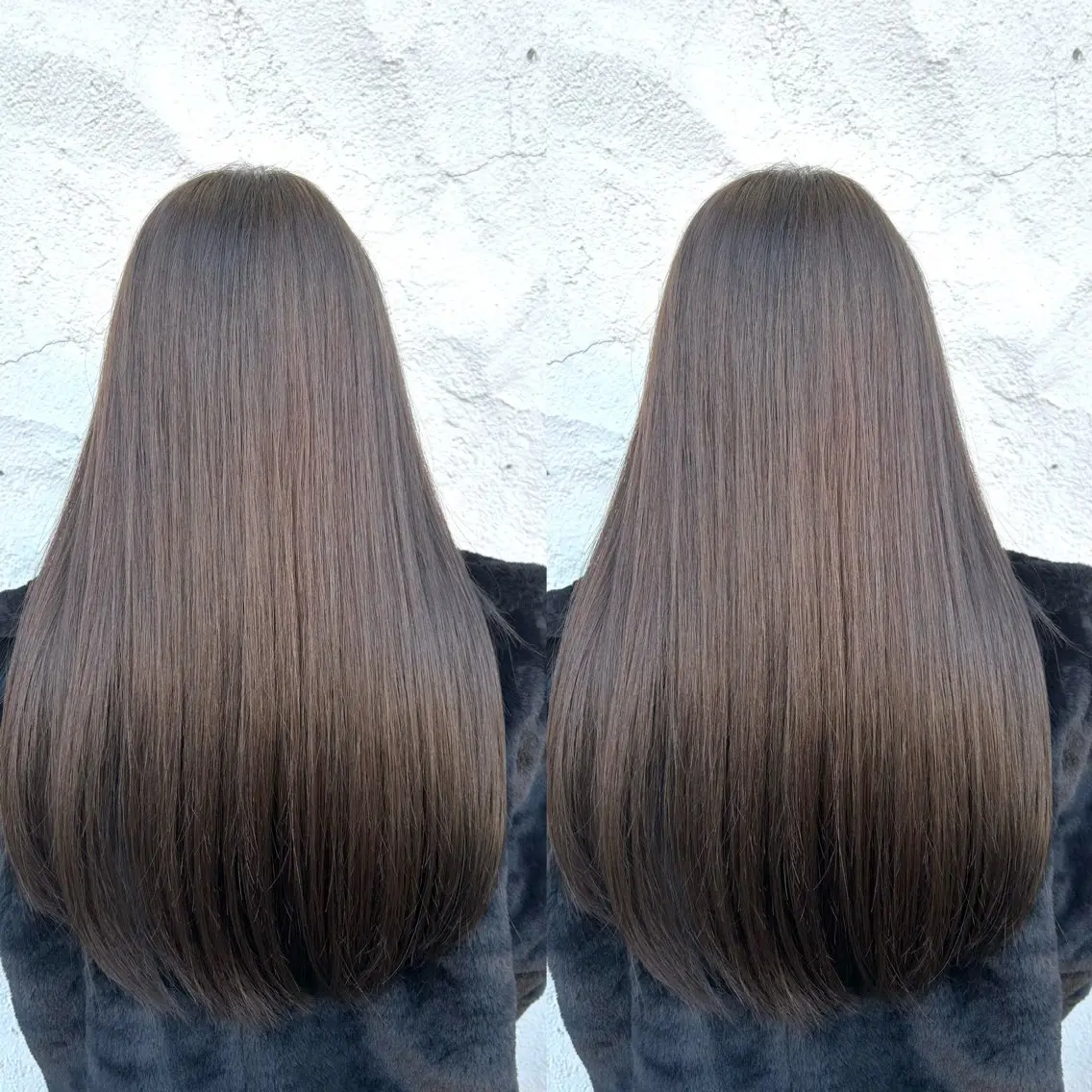 ロング ロング カット 縮毛矯正 2ヵ月先までまとまる レイヤー🫧若葉🪞のヘアスタイル