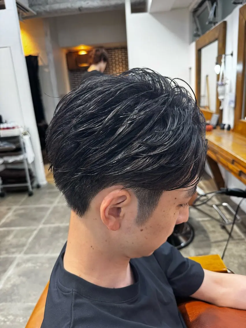 メンズ 刈り上げ 清水 凜生のヘアスタイル