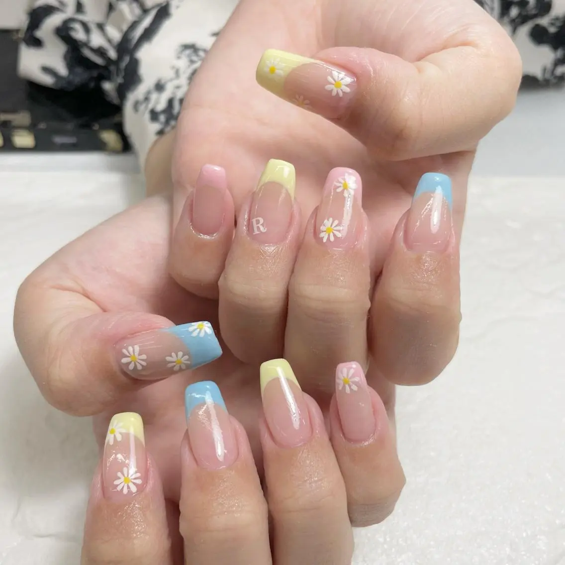 ネイル フレンチネイル 持ち込み MINORI Nail&Waxのネイルデザイン