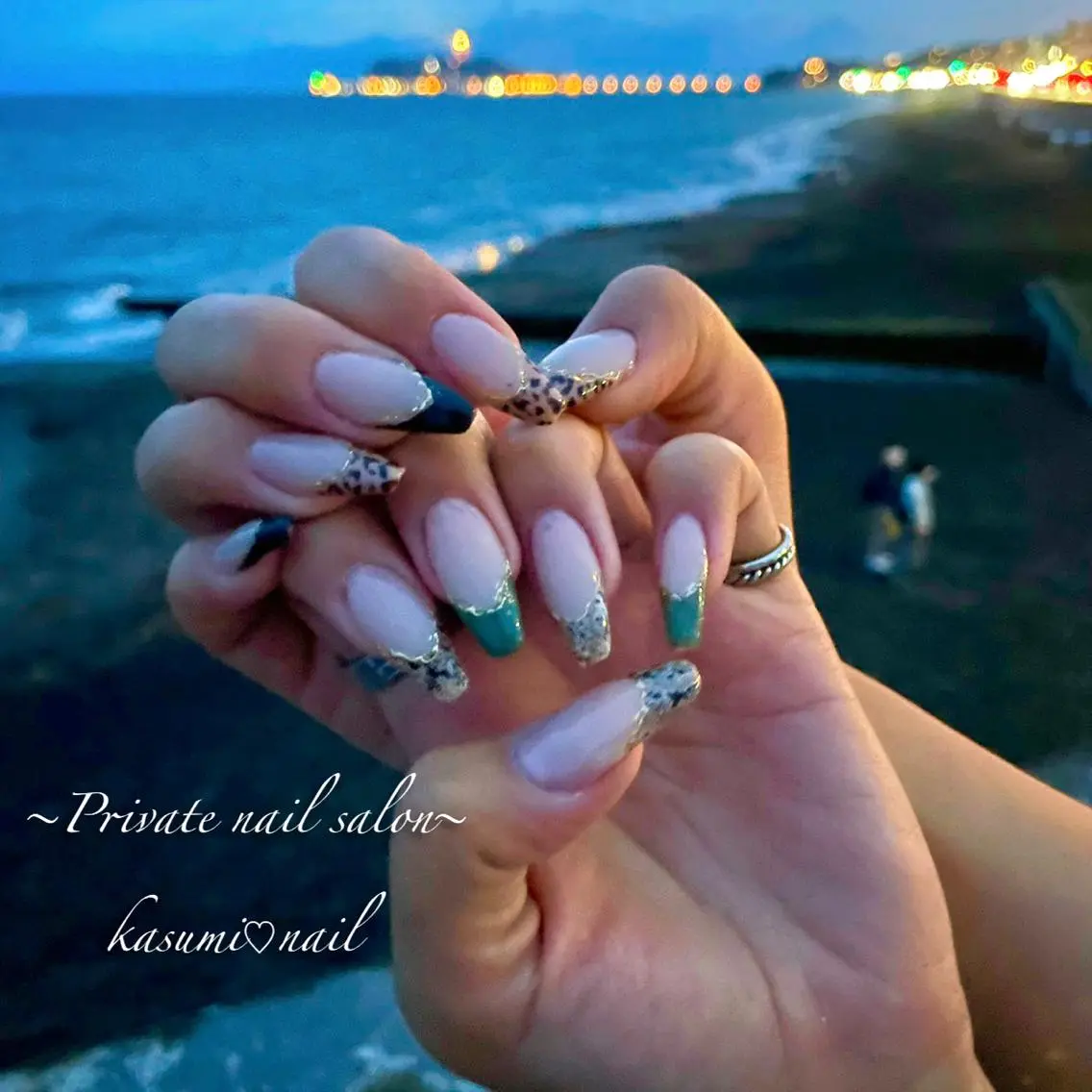 ネイル アートネイル ラメ(グリッター) マグネットネイル ミラーネイル ニュアンスネイル KASUMI♡ Nailのネイルデザイン