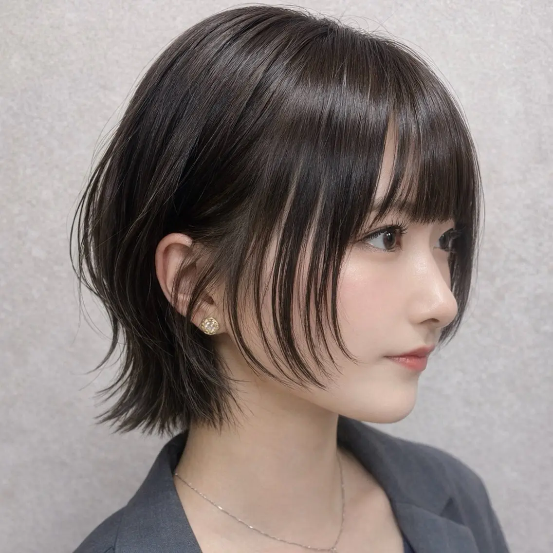 ショート カット ヘアカラー maya🇰🇷韓国 レイヤー/顔まわりのヘアスタイル