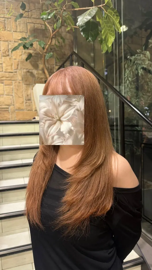 カラー ヘアカラー トリートメント mira🎀 ┊︎透明感カラー🫧のヘアスタイル